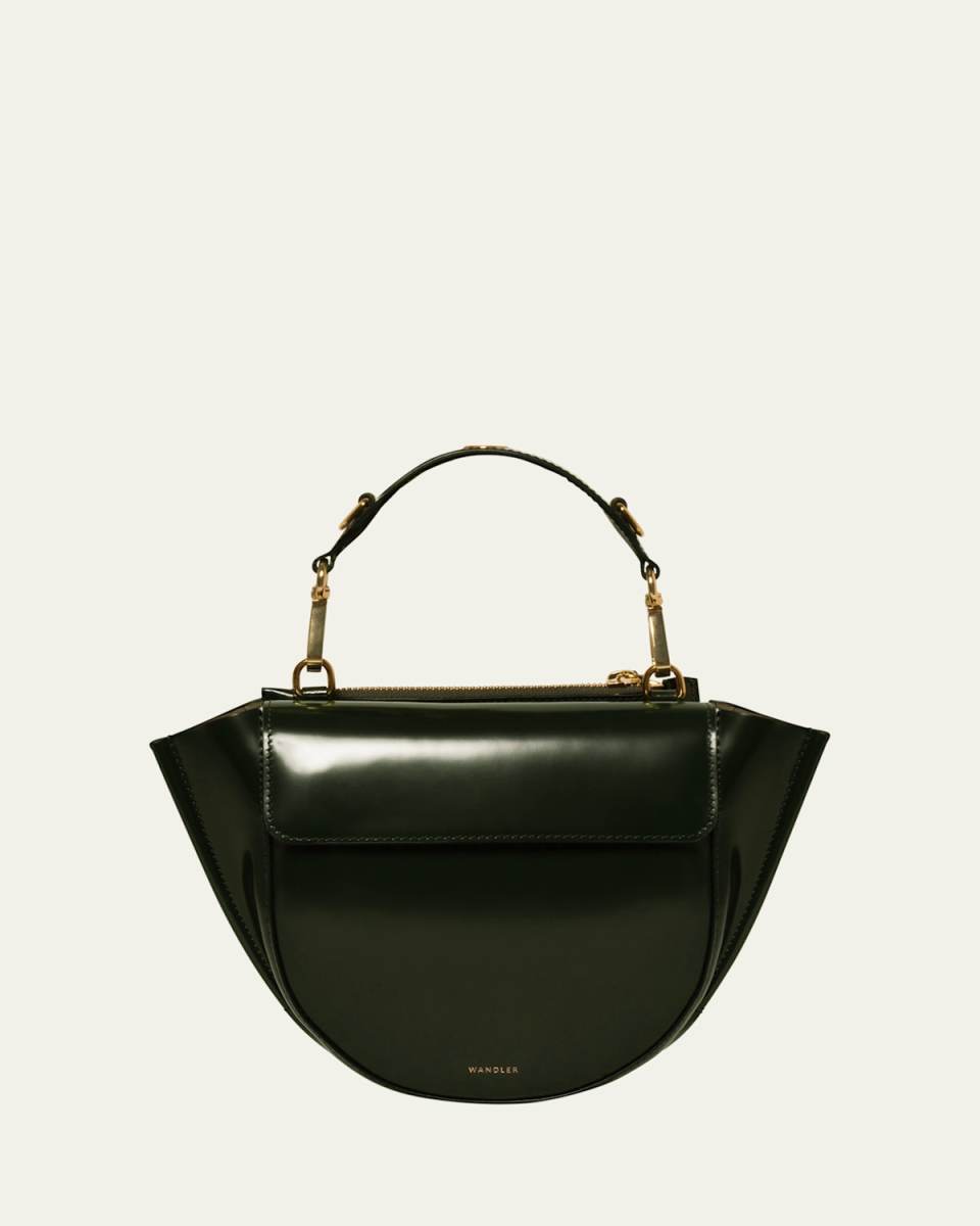 Hortensia Mini Patent Leather Shoulder Bag